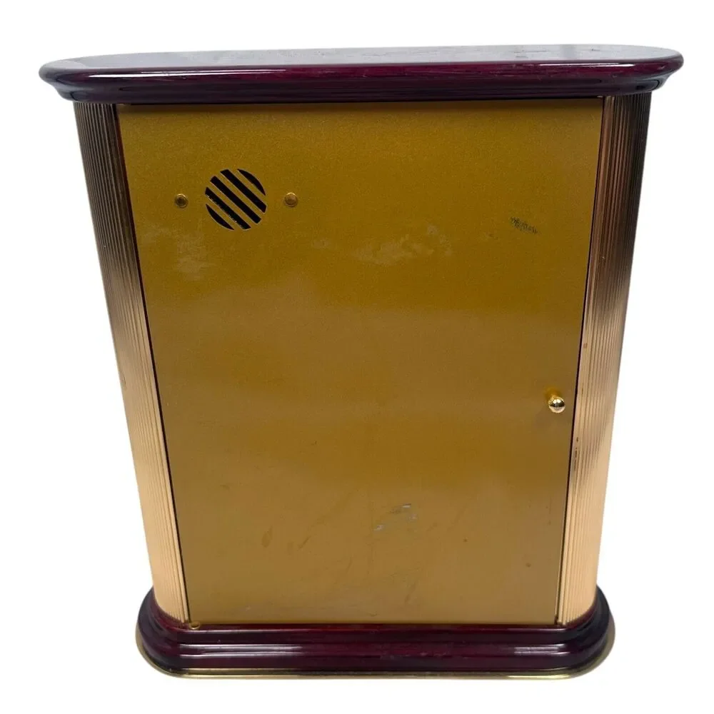 Westminster Chime Mantle Clock Quartz‎ Medallion for Ursinus College Gold Tone